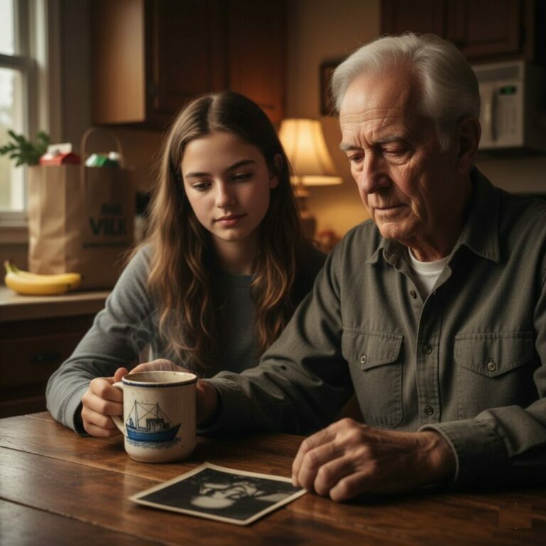 “I never realized silence could feel so heavy until the night I found my father sitting alone by the window.”