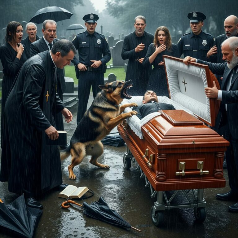 Dog Barked Nonstop at Owner’s Coffin, When People Opened It Everyone Was Shocked!
