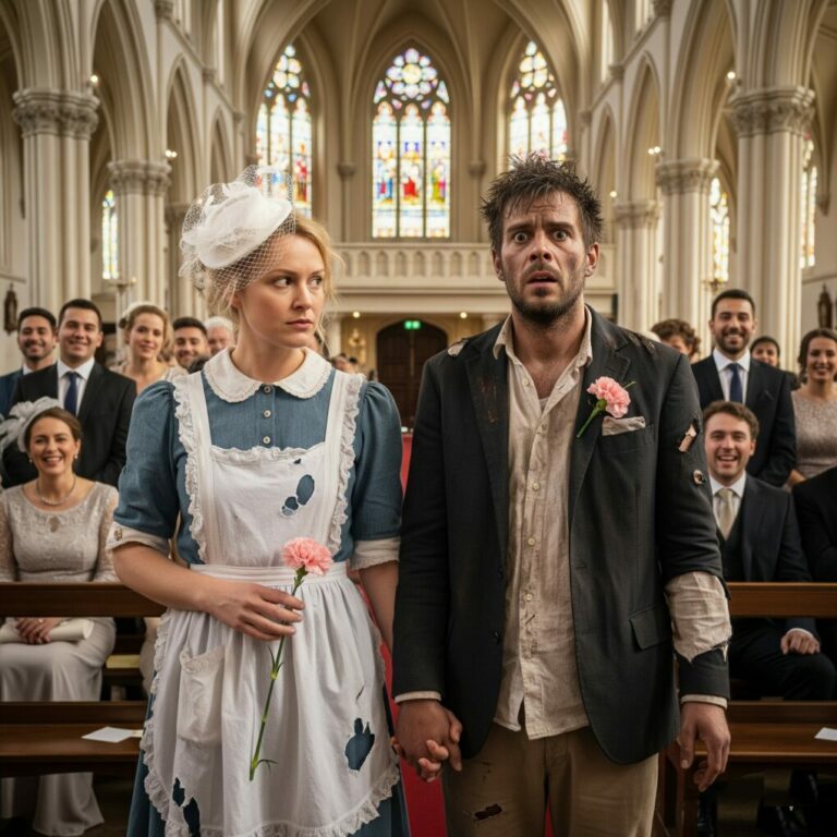 Nanny Marries Homeless Man, Guests Laugh At Their Wedding Until He Takes the Mic And Said This…