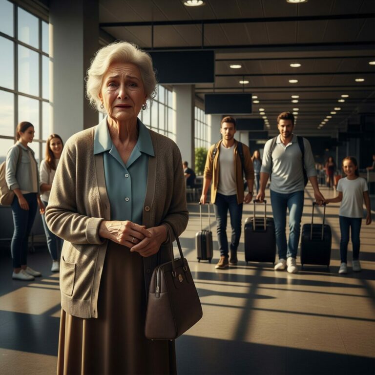 “They Left Me at the Airport With No Money” — A Widow’s Painful Lesson