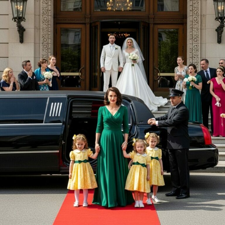 He Invited His Poor Ex-Wife To Shame Her At His Wedding—But She Arrived In A Limo With Their Triplets…