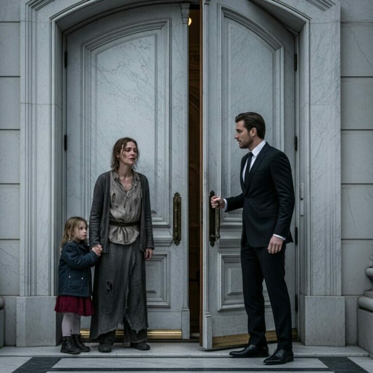 “Can I clean the house in exchange for a plate of food?” – the billionaire was stunned when he saw her…