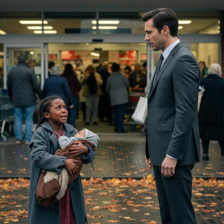 “I Promise To Pay You Back When I Grow Up” – Black Girl Asks Millionaire For A Box Of Milk For Her Newborn Brother, His Answer Shocks Everyone…