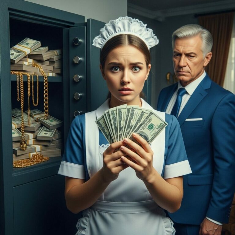 Millionaire Leaves His Safe Open to Trap His Maid — But Her Reaction Left Him in Tears