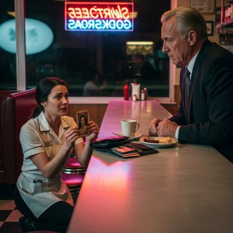 Waitress Finds Her Mother’s Photo in Billionaire’s Wallet—The Truth Leaves Her in Tears!