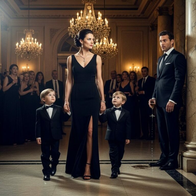 When her husband pushed her toward an abortion so he could chase another woman, she escaped to California and secretly gave birth. Seven years later, she returned with two sons of her own—determined to quietly dismantle the flawless life he had built without them…