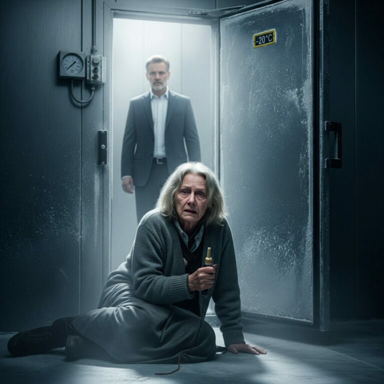 My Son-in-Law Locked Me Inside inside a freezer at −20°C to Steal $5 Billion—When He Came Back, I Had Proof…