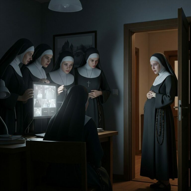 The Nun’s Belly Kept Growing—Until the Reverend Mother Checked the Cameras…