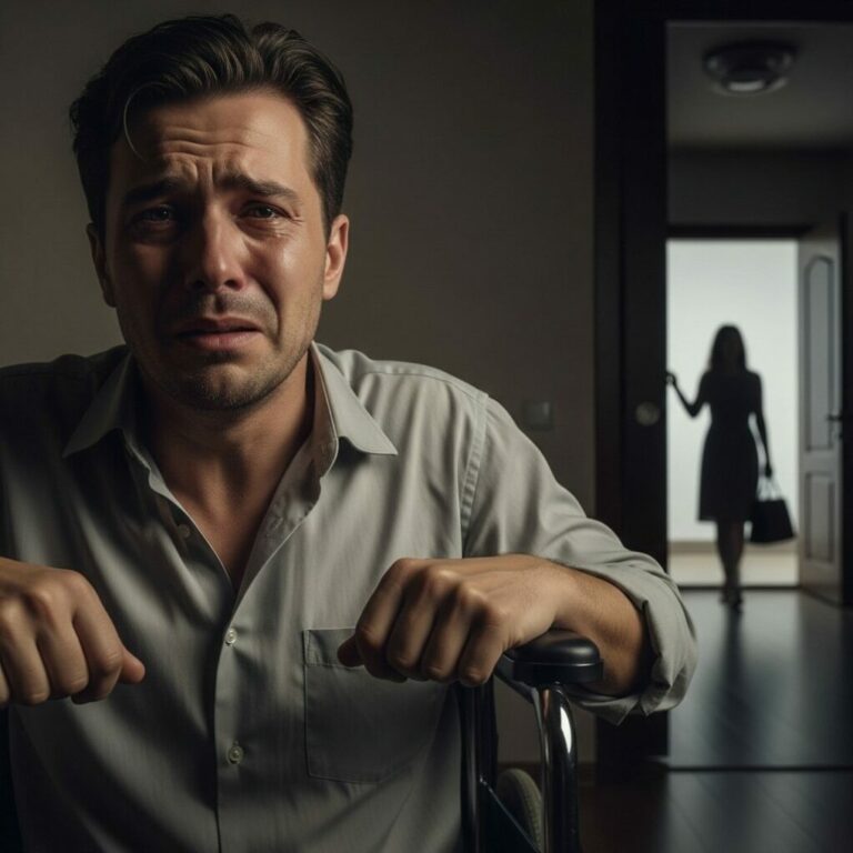 “You’re not the man I dreamed of anymore!”-She dumped her disabled husband… A few years later, she regretted it a lot