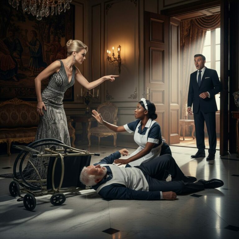 Billionaire Witnesses Black Maid Shielding His Frail Father—What Follows Stuns The Mansion