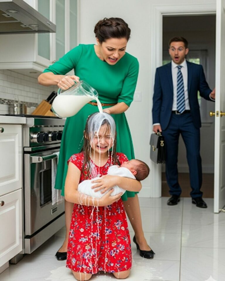 Stepmom Poured Milk On Little Girl… Then Millionaire Shouted ‘STOP!…