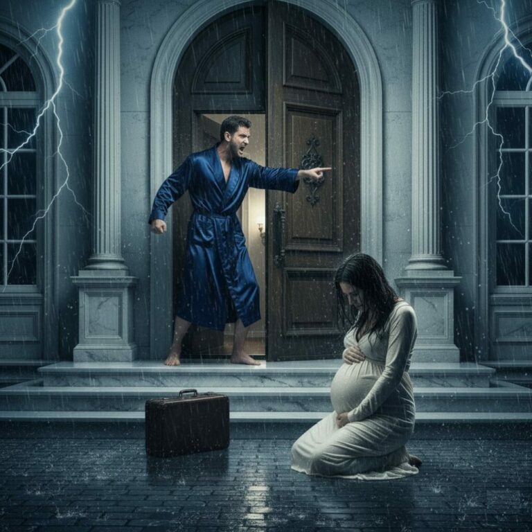 HUSBAND KICKED PREGNANT WIFE OUT OF HIS MANSION — THE NEXT DAY, HIS MOTHER-IN-LAW GAVE HER THE KEYS…