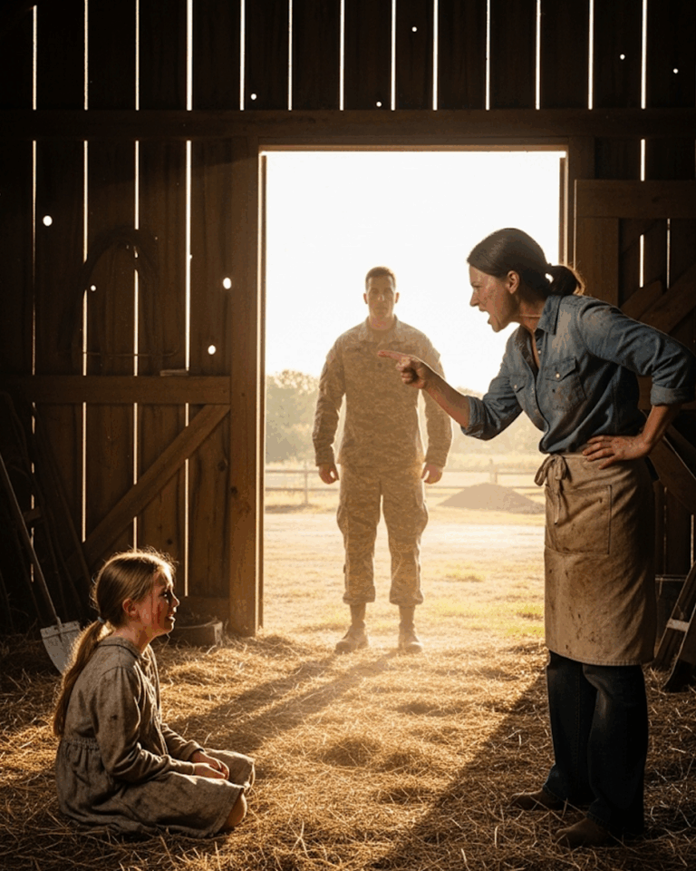 The Father Returned From the Army and Found His Daughter Sleeping in a Pigpen. No One Expected His Reaction……