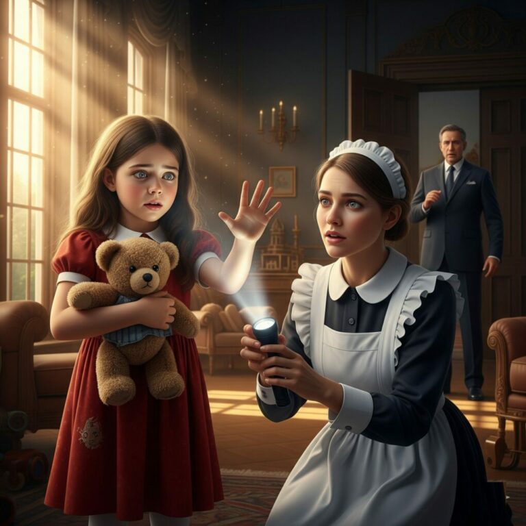 “The Millionaire Believed His Daughter Was Blind — Until the Maid Discovered the Truth…”