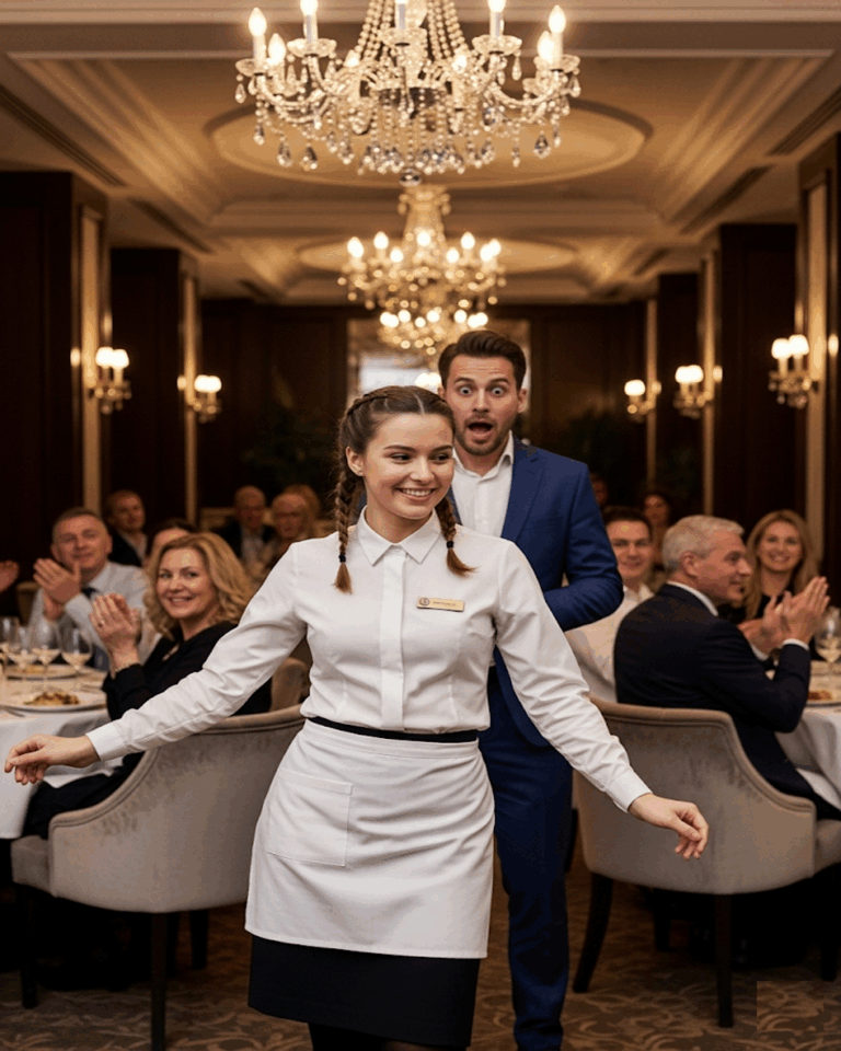 Arrogant Billionaire Dares Waitress to Dance — She Stuns the Whole Ballroom