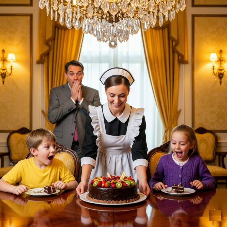 The Millionaire Came Home Early — And What He Saw His Maid Doing With His Kids Made Him Cry