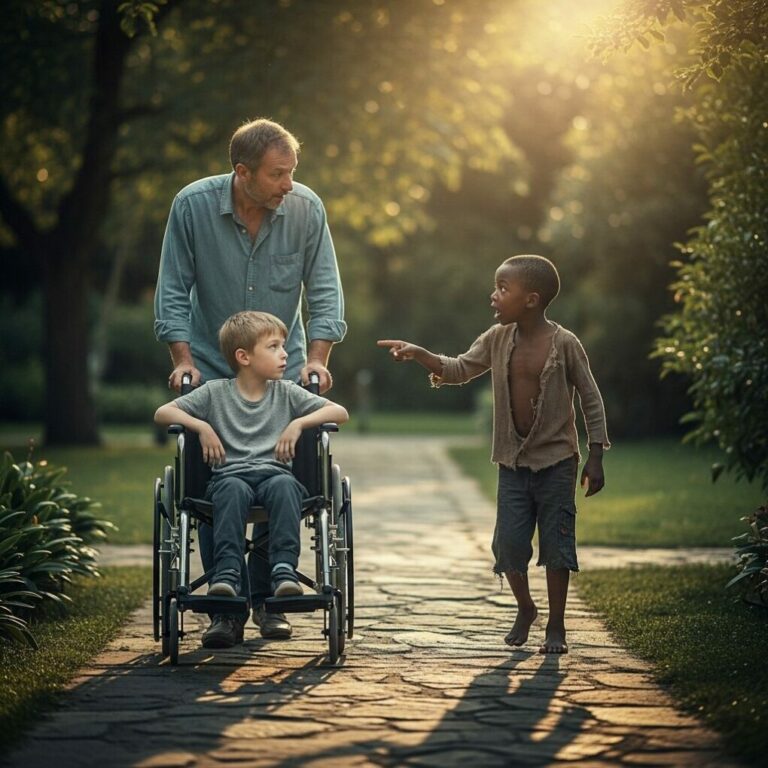 “Your new wife won’t let your Son walk”! The Homeless black boy Revealed Her dark secret…