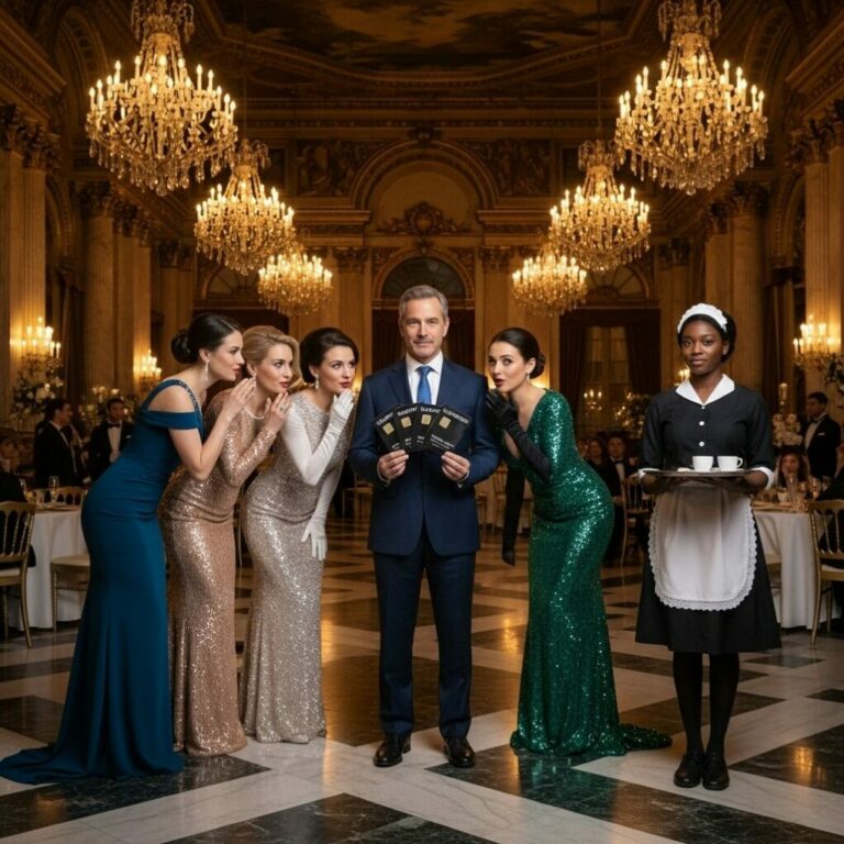 Billionaire Gave 4 Unlimited Cards to 4 Women… But the Maid Did Something No One Expected…