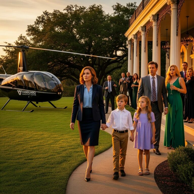 Husband Abandoned Pregnant Wife for Mistress — Eight Years Later, She Returned by Helicopter with Their Twins…