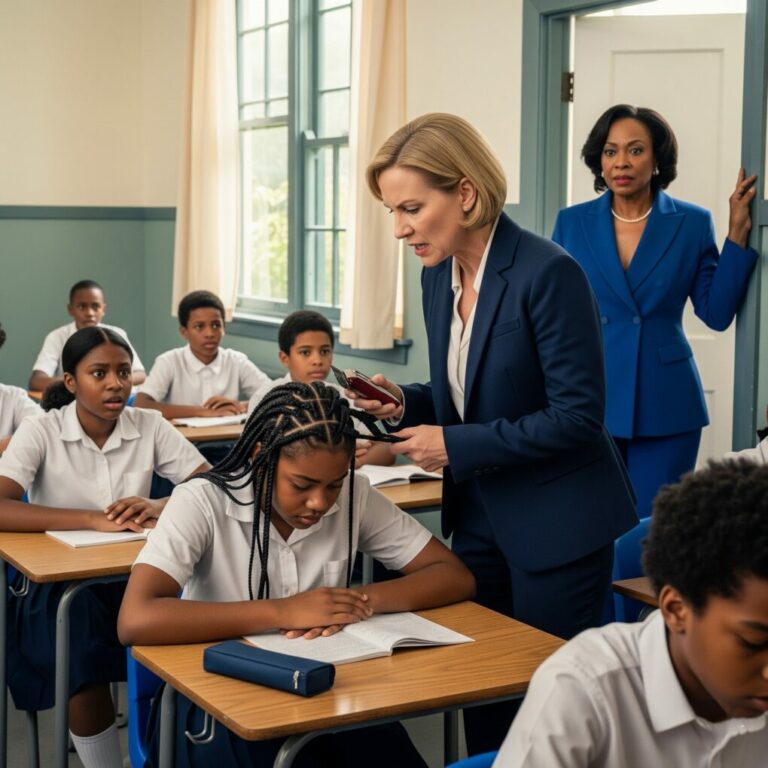 When the teacher picked up the scissors, the entire classroom froze—no one could believe what was about to happen….