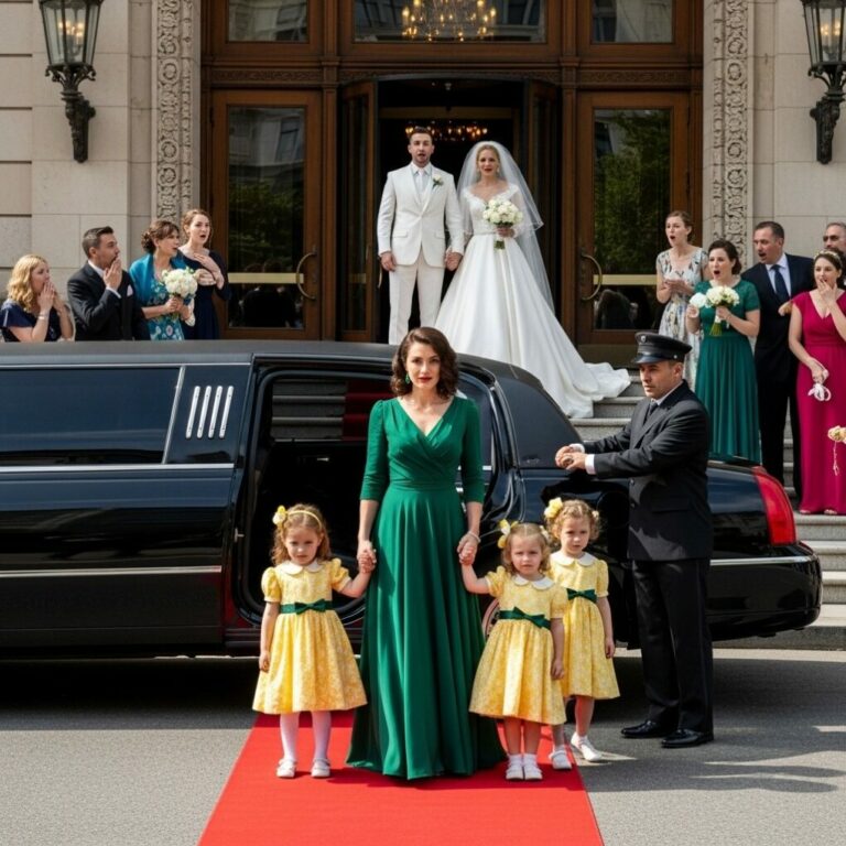 He Invited His Poor Ex-Wife To Shame Her At His Wedding—But She Arrived In A Limo With Their Triplets…