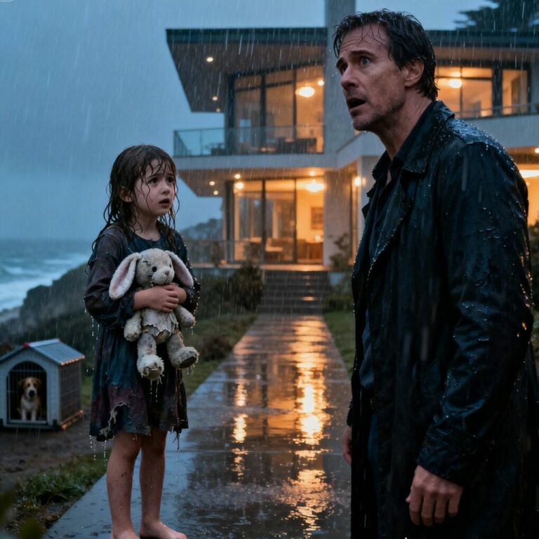 Poor Girl Begged a Millionaire to Sleep in a Doghouse — His Answer Shocked Everyone…