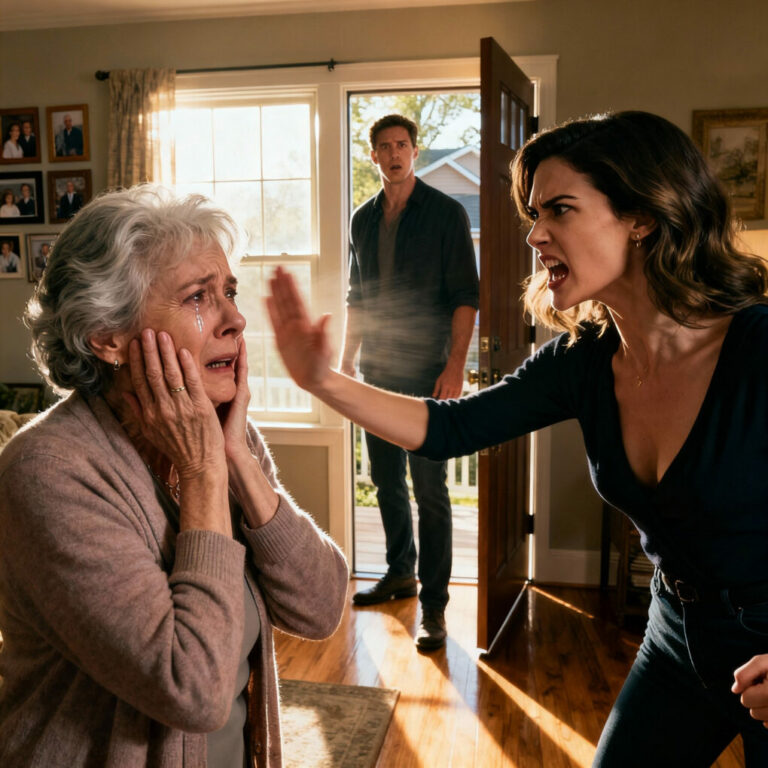 “You’re holding your son back — just disappear and take care of yourself!” – The words echoed in the small living room like broken glass.