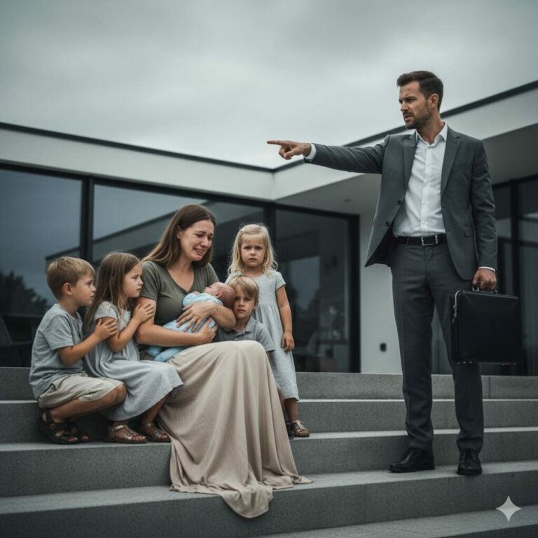 He Threw His Wife and Five Children Out of the House… BUT WHEN HE RETURNED HUMILIATED, EVERYTHING HAD CHANGED!