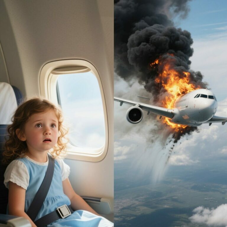 ✈️Everyone Thought the Plane Would Crash… Until a Little Girl Did the Unthinkable…