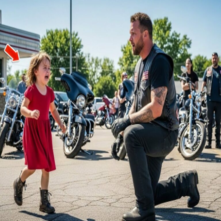 Little Girl Ran to the Bikers Crying, “They’re Beating My Mama!” — What the Bikers Did Leff…
