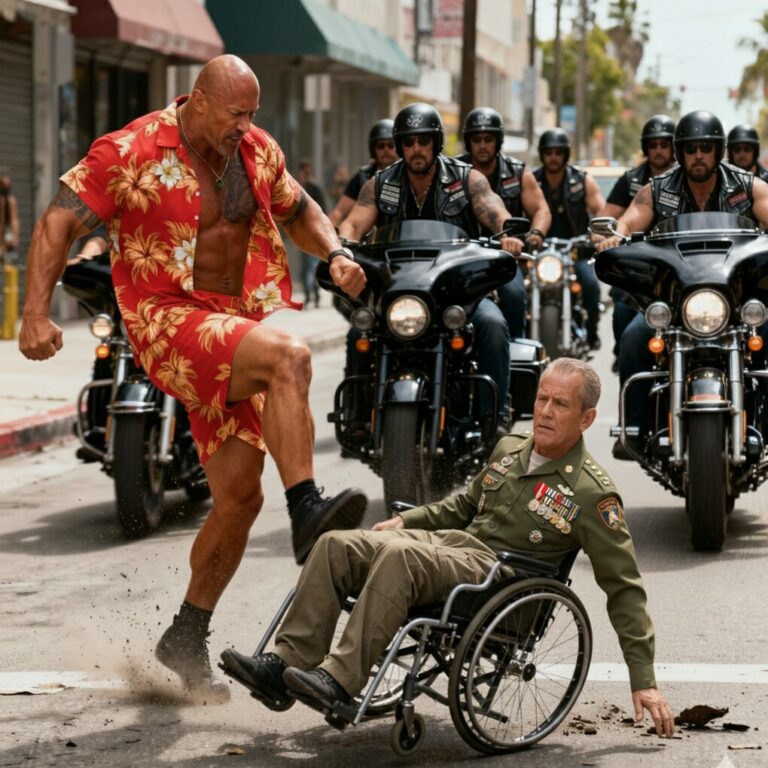 It was a blistering Saturday afternoon in downtown Los Angeles, the kind of day where the air shimmered off the asphalt. Retired Army Colonel Robert Hayes, now 68, rolled his wheelchair down Main Street, his old medals glinting in the sun. Despite his age and injuries, he made it a point to visit the local veterans’ center every weekend to check on young soldiers returning from service. To Robert, duty didn’t end with retirement — it just changed form.