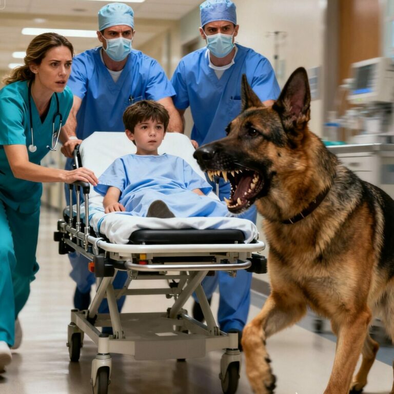 I Tried to Move an 8-Year-Old Boy to Surgery… But His Dog Blocked the Door. The Reason Will Sh0ck You…