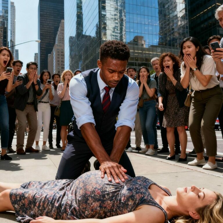 A black man misses his dream job interview to save a pregnant woman on a New York street—then discovers the horrifying truth about who she really is…