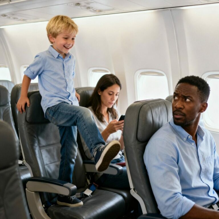 The Boy Kept Kicking His Seat — Until He Ended It Like THIS!…