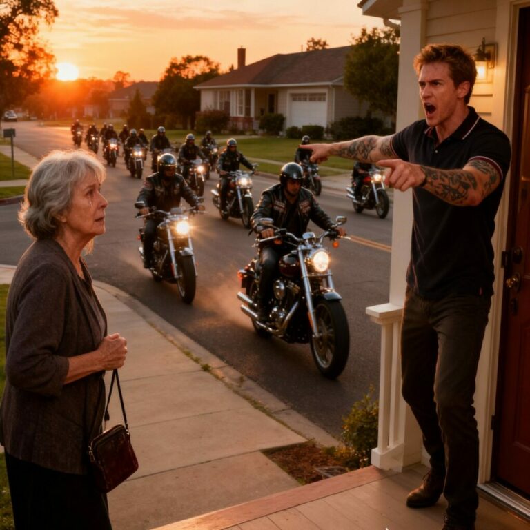Her Own Son Abandoned She — But the Bikers Took Her Home…