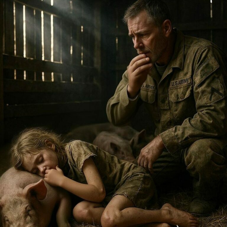 After Returning From the Army, a Father Found His Daughter Asleep in a Pigpen His Reaction Shocked Everyone…