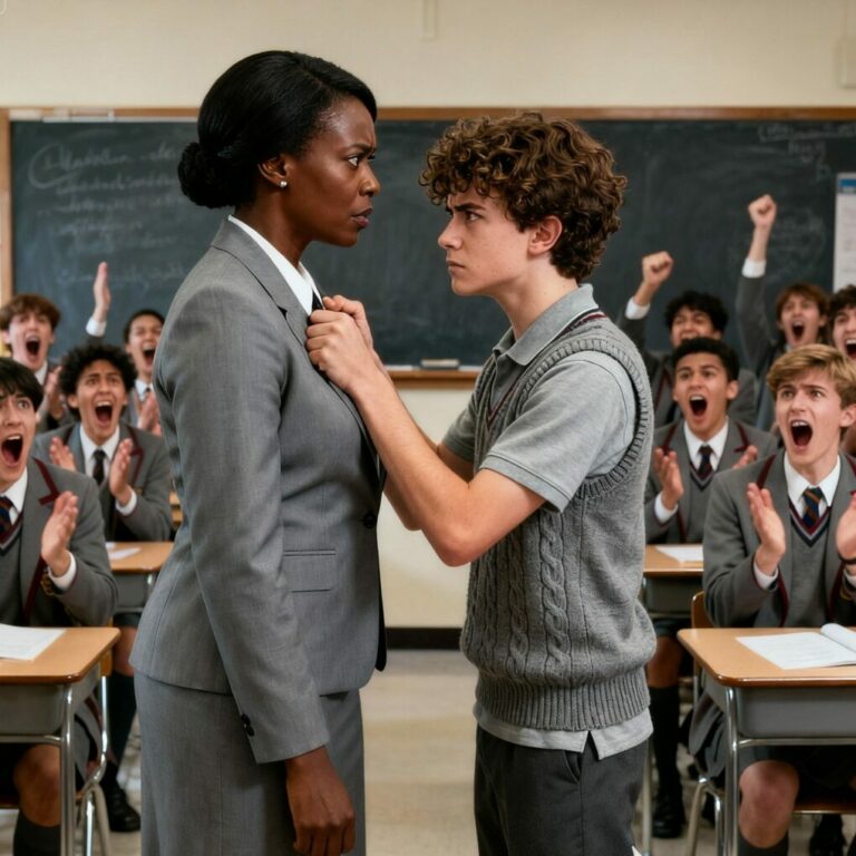 A Group Of Racist Students Grabbed A Black Teacher’s Neck In Class And Insulted Her, Not Knowing She Was A Former Seal…