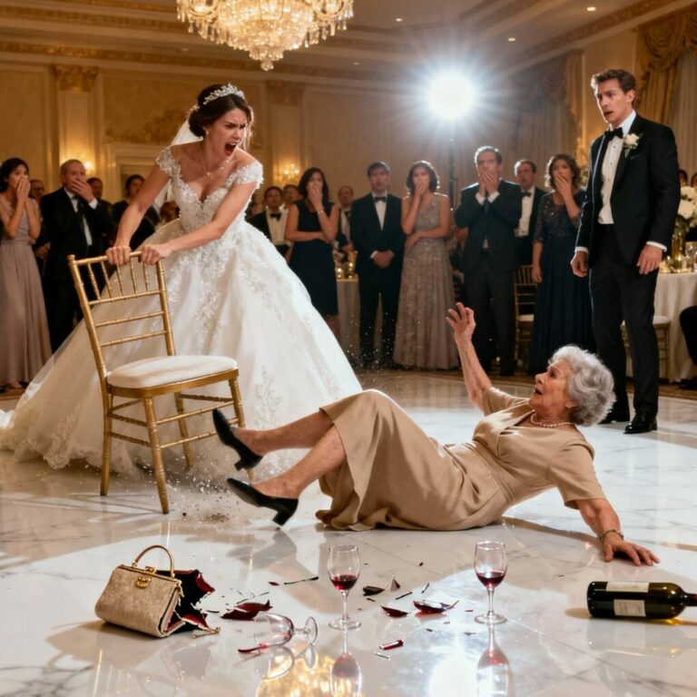At Her Son’s Wedding, the Maid Was Humiliated — Until the Bride’s Father Spoke the Truth…