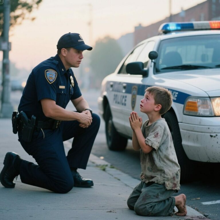 Child BREAKS into police station and scream: “PLEASE, ARREST MY FATHER!”…