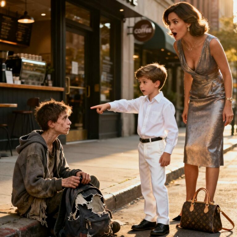 “Mom, Look! He Looks Just Like Me!” — And the Truth That Made Her Knees Give Way….