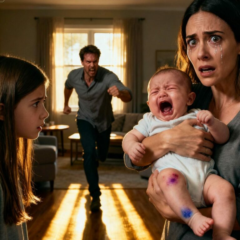 We were looking after my newborn niece when my 6-year-old daughter called out, “mom, come here!” she was helping with the diaper change. i came over, and the moment i saw it, i froze…