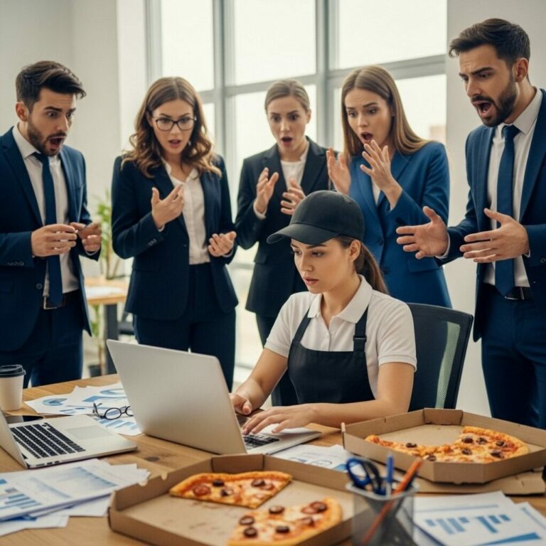 he was HACKED and was RUINED… until the PIZZA DELIVERY GIRL arrived and did what no PROGRAMMER had…