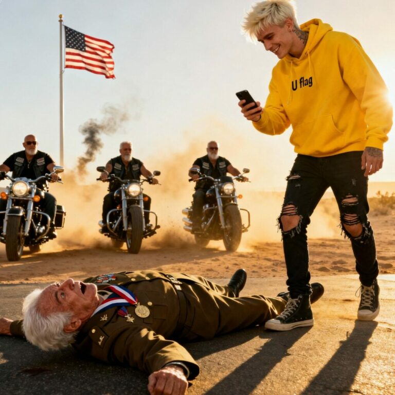 He thought it would be just another prank for TikTok. But when he slapped an old veteran in front of 40 bikers, his life changed forever…