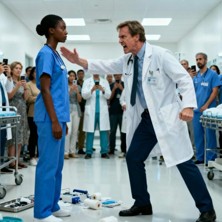 Doctor Slapped Black Nurse in Front of Everyone — Then Realized She is ….