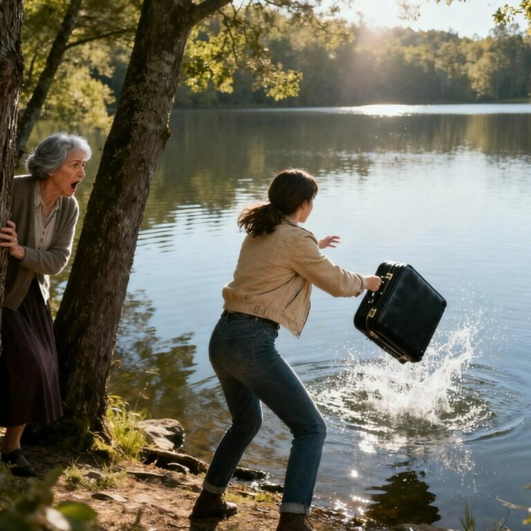 I Saw My Daughter-in-Law Throw a Suitcase in the Lake. What I Found Inside Was Unthinkable…