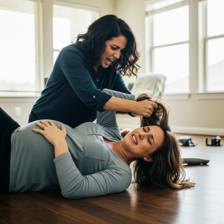 When I was eight months pregnant, my greedy sister-in-law tried to take the $150,000 meant for my children while my husband was away. I stood up to her, but she flew into a rage and slammed her fist into my swollen belly — my water broke immediately. Still, she didn’t stop. She yanked my hair and dragged me across the floor. The pain was excruciating, and I eventually blacked out. Hours later…