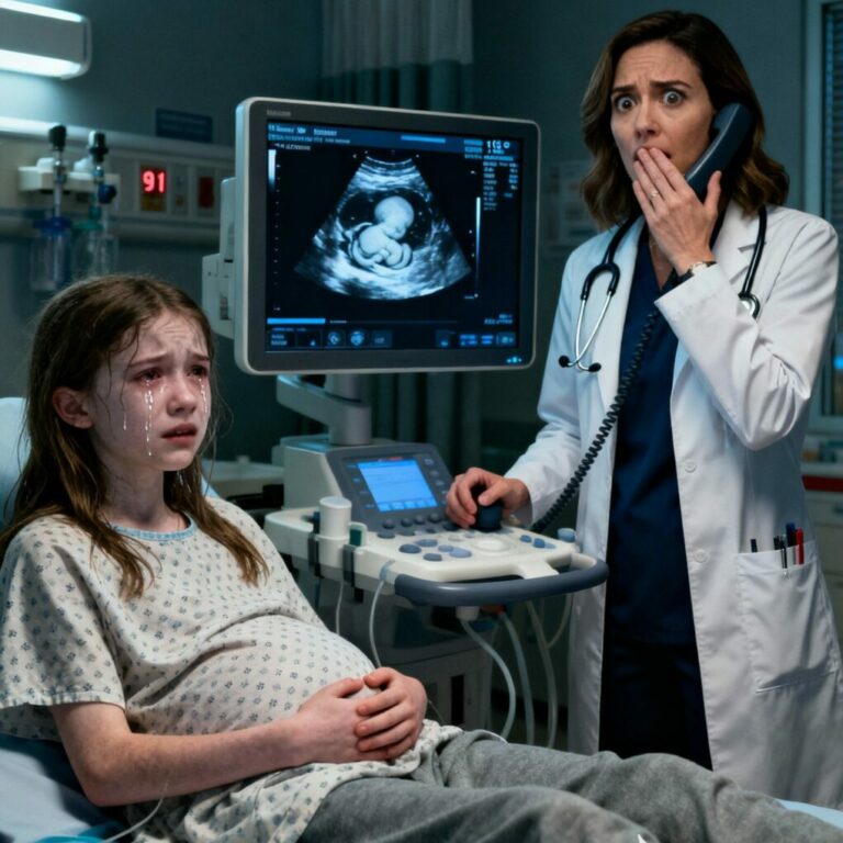 A 13-year-old girl, pregnant, was taken to the emergency room and revealed the truth to the doctor — the doctor was shocked and immediately called 911…