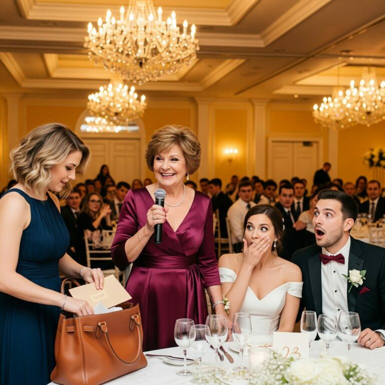 My Mother Tried to Erase Me at My Brother’s Wedding—So I Stood Up, Opened My Bag, and Every Lie in Our Family Started to Shake