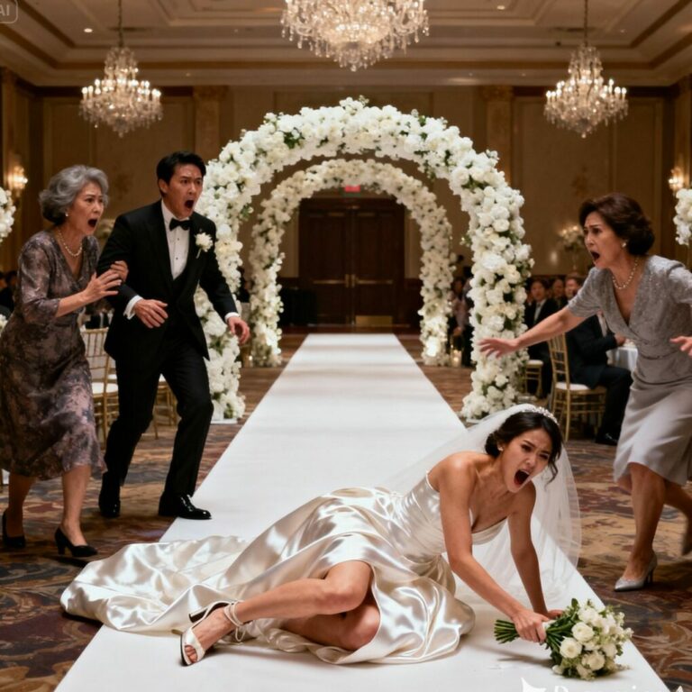 Before I walked down the aisle, I thought the worst thing that could happen on my wedding day was a ruined dress or a misplaced ring. I never imagined my own mother would shove a trembling note into my hand and beg me to collapse in front of hundreds of guests—because it was the only way to save my life.