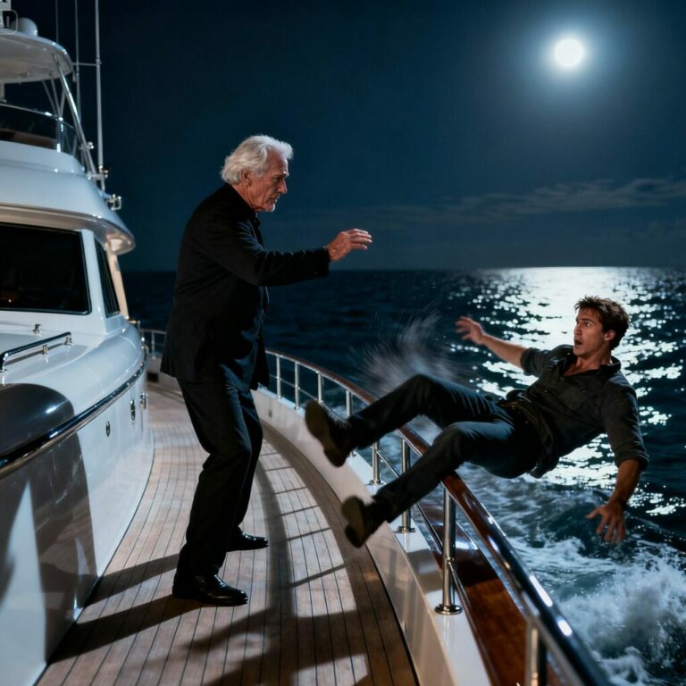 He invited me outside to admire the moonlight, pretending to care for an old man’s comfort. What he didn’t know was that I had spent months preparing for the moment he finally made his move.